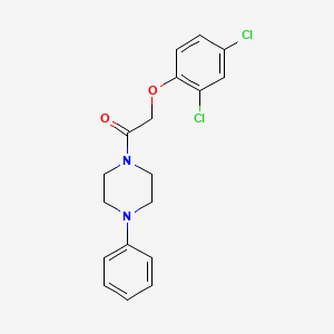 2-(2,4-Dichlorophenoxy)-1-(4-phenylpiperazin-1-yl)ethanone