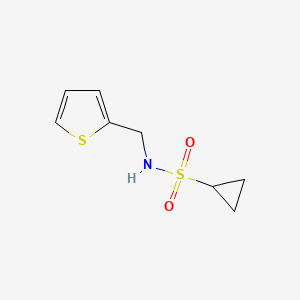N-(thiophen-2-ylmethyl)cyclopropanesulfonamide