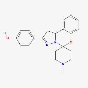 4-(1'-Methyl-1,10b-dihydrospiro[benzo[e]pyrazolo[1,5-c][1,3]oxazine-5,4'-piperidin]-2-yl)phenol