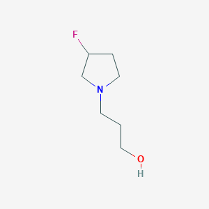 3-(3-Fluoropyrrolidin-1-yl)propan-1-ol