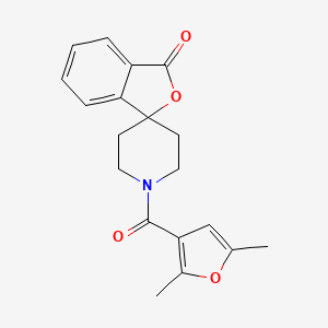 B2990189 1'-(2,5-dimethylfuran-3-carbonyl)-3H-spiro[isobenzofuran-1,4'-piperidin]-3-one CAS No. 1797890-01-7