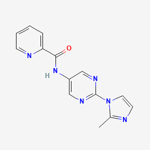 N-(2-(2-methyl-1H-imidazol-1-yl)pyrimidin-5-yl)picolinamide