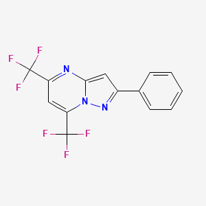 2-Phenyl-5,7-bis(trifluoromethyl)pyrazolo[1,5-a]pyrimidine