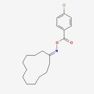 (Cyclododecylideneamino) 4-chlorobenzoate