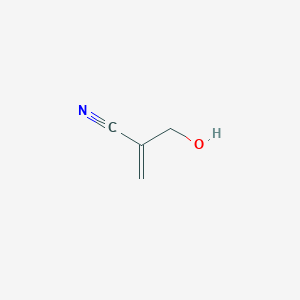molecular formula C4H5NO B2990222 2-(Hydroxymethyl)-acrylonitrile CAS No. 23873-54-3