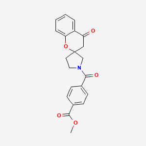 Methyl 4-(4-oxospiro[chroman-2,3'-pyrrolidin]-1'-ylcarbonyl)benzoate