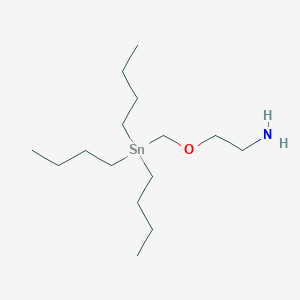 molecular formula C15H35NOSn B2990285 2-(Tributylstannylmethoxy)ethanamine CAS No. 1557288-04-6