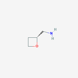 molecular formula C4H9NO B2990356 2-Oxetanemethanamine CAS No. 882402-12-2
