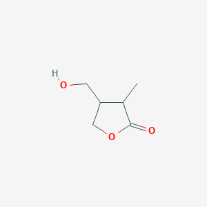 B2990389 4-(Hydroxymethyl)-3-methyloxolan-2-one CAS No. 1823591-49-6