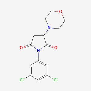 1-(3,5-Dichlorophenyl)-3-(4-morpholinyl)pyrrolidine-2,5-dione