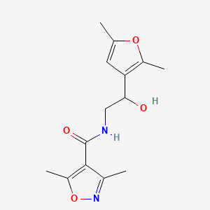N-(2-(2,5-dimethylfuran-3-yl)-2-hydroxyethyl)-3,5-dimethylisoxazole-4-carboxamide