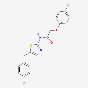 N-[5-(4-chlorobenzyl)-1,3-thiazol-2-yl]-2-(4-chlorophenoxy)acetamide