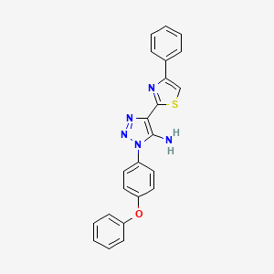 1-(4-phenoxyphenyl)-4-(4-phenylthiazol-2-yl)-1H-1,2,3-triazol-5-amine