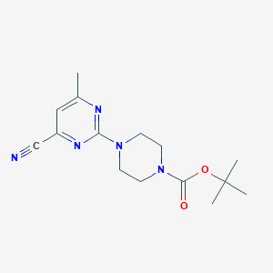 Tert-butyl 4-(4-cyano-6-methylpyrimidin-2-yl)piperazine-1-carboxylate