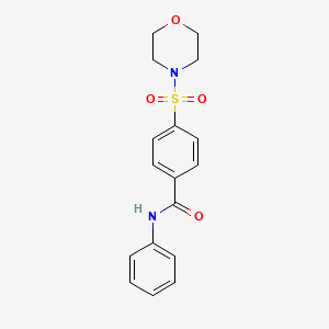 4-(Morpholine-4-sulfonyl)-N-phenyl-benzamide