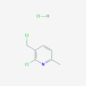 2-Chloro-3-(chloromethyl)-6-methylpyridine;hydrochloride