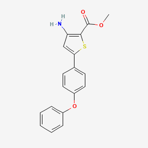 Methyl 3-amino-5-(4-phenoxyphenyl)thiophene-2-carboxylate