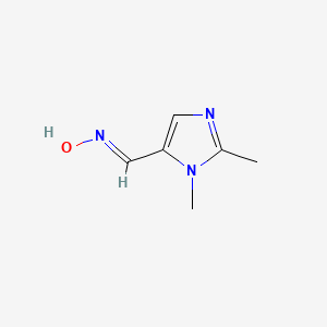 (NE)-N-[(2,3-dimethylimidazol-4-yl)methylidene]hydroxylamine