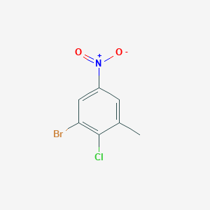 molecular formula C7H5BrClNO2 B2990948 2-Chloro-3-bromo-5-nitrotoluene CAS No. 116277-60-2