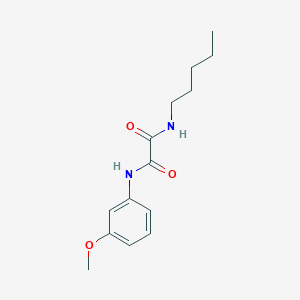 B2990975 N'-(3-methoxyphenyl)-N-pentyloxamide CAS No. 898358-00-4