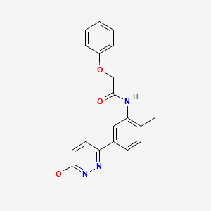 N-(5-(6-methoxypyridazin-3-yl)-2-methylphenyl)-2-phenoxyacetamide