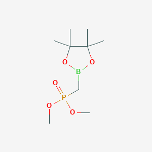 molecular formula C9H20BO5P B2991119 Dimethyl [(tetramethyl-1,3,2-dioxaborolan-2-yl)methyl]phosphonate CAS No. 228716-55-0