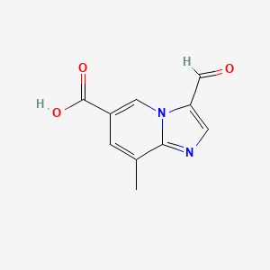 3-Formyl-8-methylimidazo[1,2-a]pyridine-6-carboxylic acid