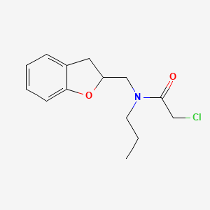 2-Chloro-N-(2,3-dihydro-1-benzofuran-2-ylmethyl)-N-propylacetamide