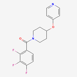 (4-(Pyridin-4-yloxy)piperidin-1-yl)(2,3,4-trifluorophenyl)methanone