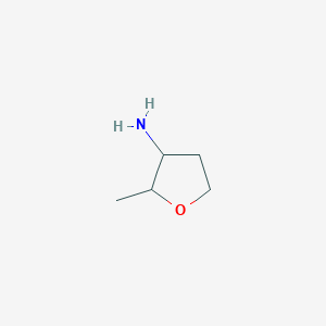 molecular formula C5H11NO B2991159 2-Methyloxolan-3-amine CAS No. 292054-35-4