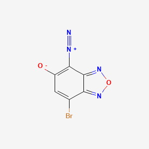 7-bromo-4-diazo-2,1,3-benzoxadiazol-5(4H)-one