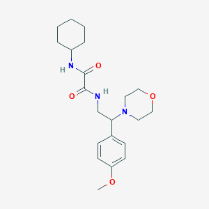 N1-cyclohexyl-N2-(2-(4-methoxyphenyl)-2-morpholinoethyl)oxalamide