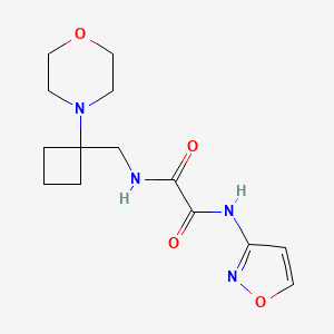 N-[(1-Morpholin-4-ylcyclobutyl)methyl]-N'-(1,2-oxazol-3-yl)oxamide