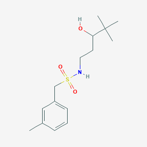 N-(3-hydroxy-4,4-dimethylpentyl)-1-(m-tolyl)methanesulfonamide