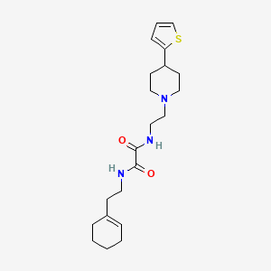 N1-(2-(cyclohex-1-en-1-yl)ethyl)-N2-(2-(4-(thiophen-2-yl)piperidin-1-yl)ethyl)oxalamide