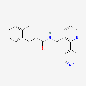 N-([2,4'-bipyridin]-3-ylmethyl)-3-(o-tolyl)propanamide