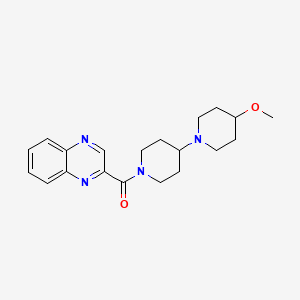 (4-Methoxy-[1,4'-bipiperidin]-1'-yl)(quinoxalin-2-yl)methanone