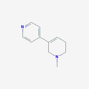 molecular formula C11H14N2 B2991250 4-(1-Methyl-3,6-dihydro-2H-pyridin-5-yl)pyridine CAS No. 1866388-05-7