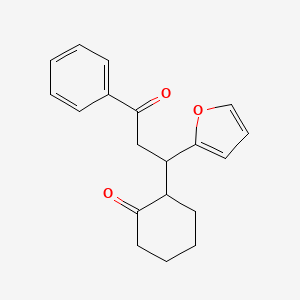 2-(1-(Furan-2-yl)-3-oxo-3-phenylpropyl)cyclohexanone