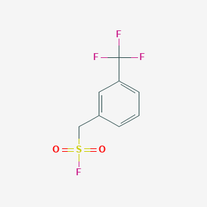 molecular formula C8H6F4O2S B2991279 [3-(Trifluoromethyl)phenyl]methanesulfonyl fluoride CAS No. 1892828-50-0