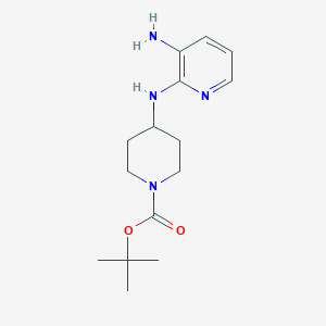 molecular formula C15H24N4O2 B2991393 tert-Butyl 4-((3-aminopyridin-2-yl)amino)piperidine-1-carboxylate CAS No. 1071154-76-1