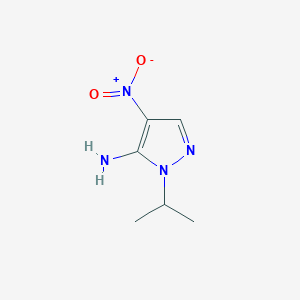molecular formula C6H10N4O2 B2991443 1-Isopropyl-4-nitro-1H-pyrazol-5-amine CAS No. 1248637-56-0