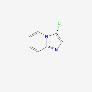 molecular formula C8H7ClN2 B2991498 3-Chloro-8-methylimidazo[1,2-a]pyridine CAS No. 1019026-79-9