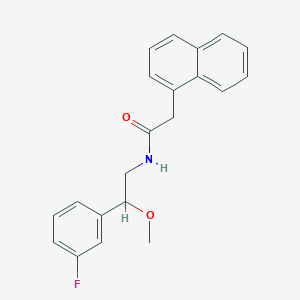 N-(2-(3-fluorophenyl)-2-methoxyethyl)-2-(naphthalen-1-yl)acetamide