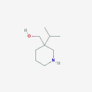 B2991736 [3-(Propan-2-yl)piperidin-3-yl]methanol CAS No. 1784390-15-3