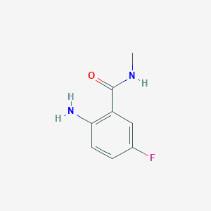 molecular formula C8H9FN2O B2991781 2-Amino-5-fluoro-N-methylbenzamide CAS No. 773846-62-1