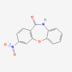 molecular formula C13H8N2O4 B2991836 3-nitrodibenzo[b,f][1,4]oxazepin-11(10H)-one CAS No. 16398-23-5