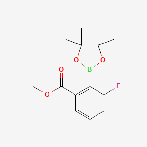 Methyl 3-fluoro-2-(4,4,5,5-tetramethyl-1,3,2-dioxaborolan-2-YL)benzoate