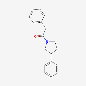 2-Phenyl-1-(3-phenylpyrrolidin-1-yl)ethanone