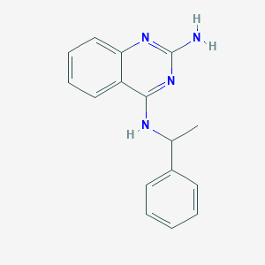 N4-(1-phenylethyl)quinazoline-2,4-diamine
